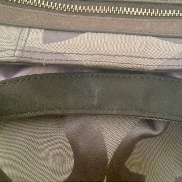 Coach Maggie Op Art Signature Silver Handbag - Picture 16 of 16